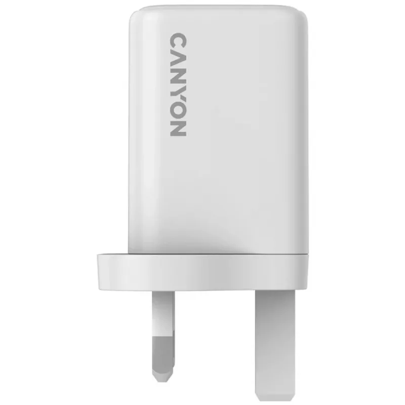 CANYON CU45AC GaN 45W 2xPD UK Λευκός Επιτοίχιος Φορτιστής