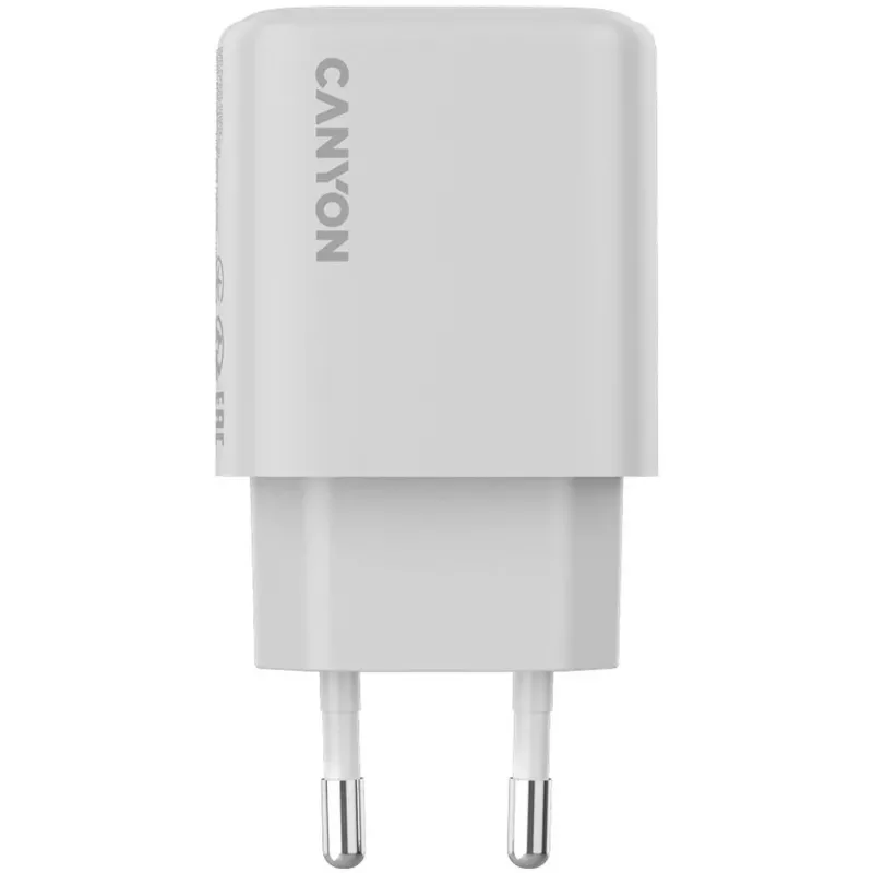 CANYON OnCharge 200 20W USB-C PD Τροφοδοτικό EU Λευκό