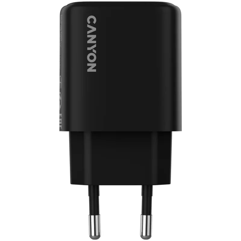CANYON OnCharge 250 25W 1xPD EU Μαύρος Επιτοίχιος Φορτιστής