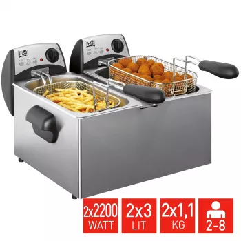 FRITEL Starter φριτέζα 6 λίτρα 4,4 kW γκρι