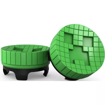SteelSeries KontrolFreek Minecraft Performance Thumbsticks Creeper Edition (πράσινο/μαύρο, 2 τεμ., για χειριστήριο PlayStation 5/4)