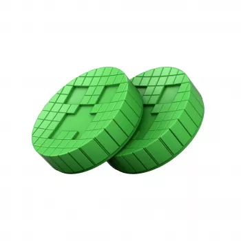 SteelSeries KontrolFreek No-Slip Thumb Grips Creeper Edition Green (2 τεμ.) για Nintendo Switch Joy-Cons / Pro Controller