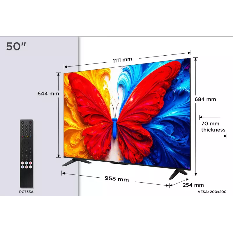 TCL 50S5L 50 inch QLED 4K Google TV Smart TV