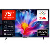TCL 75P6L 75 inch 4K UHD LED Smart TV με Android TV και Google Assistant