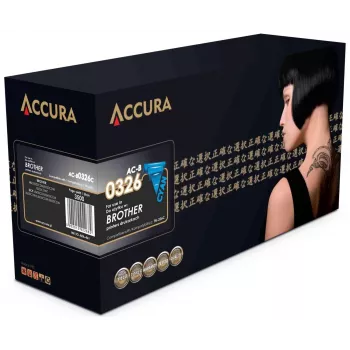 Accura συμβατό δοχείο τόνερ κυανό (TN-326C) High Yield για Brother