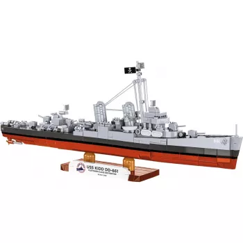 COBI USS Kidd DD-661 Fletcher-Class Destroyer 1:350 Πλαστικό μοντέλο συναρμολόγησης