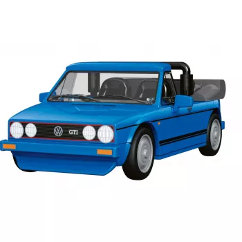 COBI Volkswagen Golf GTI British Version Cabriolet (1984) Μπλε 1:35 Μεταλλικό μοντέλο αυτοκινήτου