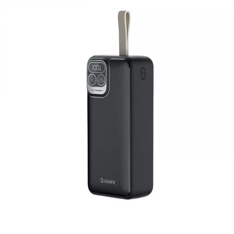 Hawk HW-PB30000 Power Bank 30000mAh Μαύρο