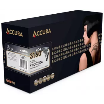 ACCURA συμβατή μελανοταινία τόνερ για Kyocera TK-3160 (μαύρο, υψηλή απόδοση)