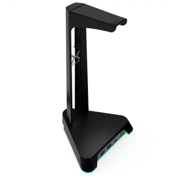 KRUX Rivt βάση ακουστικών με φωτισμό RGB, μαύρο (KRXG003)
