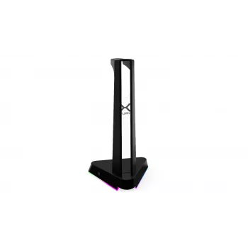 KRUX Rivt βάση ακουστικών με φωτισμό RGB, μαύρο (KRXG003)