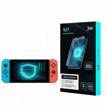 3MK 1UP Gaming Screen Protector για Nintendo Switch (Συσκευασία 3 τεμ.) - Εύκαμπτη Μεμβράνη Πολυμερούς, Αυτοθεραπευόμενη, Κρυστάλλινη Διαφάνεια