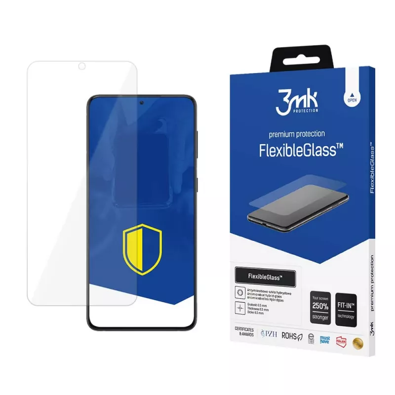 3MK Samsung Galaxy S22 Plus FlexibleGlass Υβριδικό Γυαλί Προστασίας Οθόνης