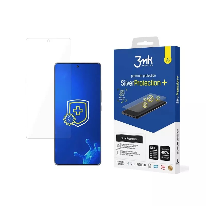 3MK SilverProtection+ υβριδική προστασία οθόνης για Honor Magic5 Lite, 1 συσκευασία