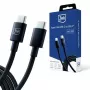 3mk Hyper Καλώδιο C to C 100W 1,2m Μαύρο