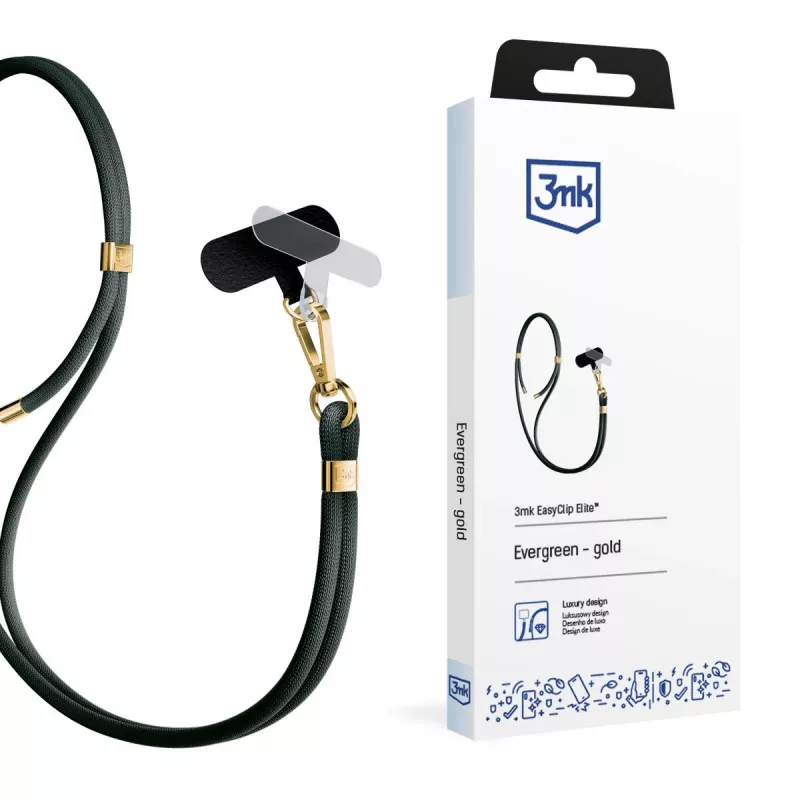 3mk EasyClip Elite λουράκι κινητού, Evergreen Gold