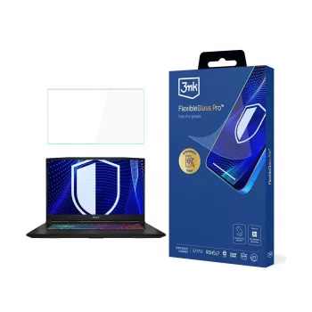 3MK PROTECTION FlexibleGlass Pro μεμβράνη προστασίας οθόνης για φορητό υπολογιστή MSI Katana 17,3 inch (έως 19 inch) - υβριδικό γυαλί 0,3 mm, σκληρότητα 7H, anti-fingerprint, χωρίς φυσαλίδες