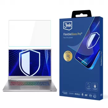 3MK PROTECTION FlexibleGlass Pro Προστασία οθόνης για Acer Predator Triton 300 SE 14 (PT314-51s) - Υβριδικό γυαλί, σκληρότητα 7H, 0,3 mm, διάφανο