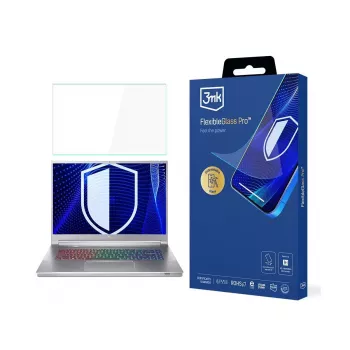 3MK PROTECTION FlexibleGlass Pro Προστασία οθόνης για Acer Predator Triton 300 SE 14 (PT314-51s) - Υβριδικό γυαλί, σκληρότητα 7H, 0,3 mm, διάφανο