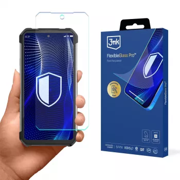 3MK PROTECTION FlexibleGlass Pro Μεμβράνη Προστασίας Οθόνης για Unihertz Shark 5G - Hybrid Glass, σκληρότητα 7H, 0,3 mm, διαφανές