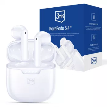 3MK PROTECTION 3mk Movepods 5.4 True Wireless Stereo Earbuds με Bluetooth 5.3, ENC, IPX4, έως 35h μπαταρία, USB-C