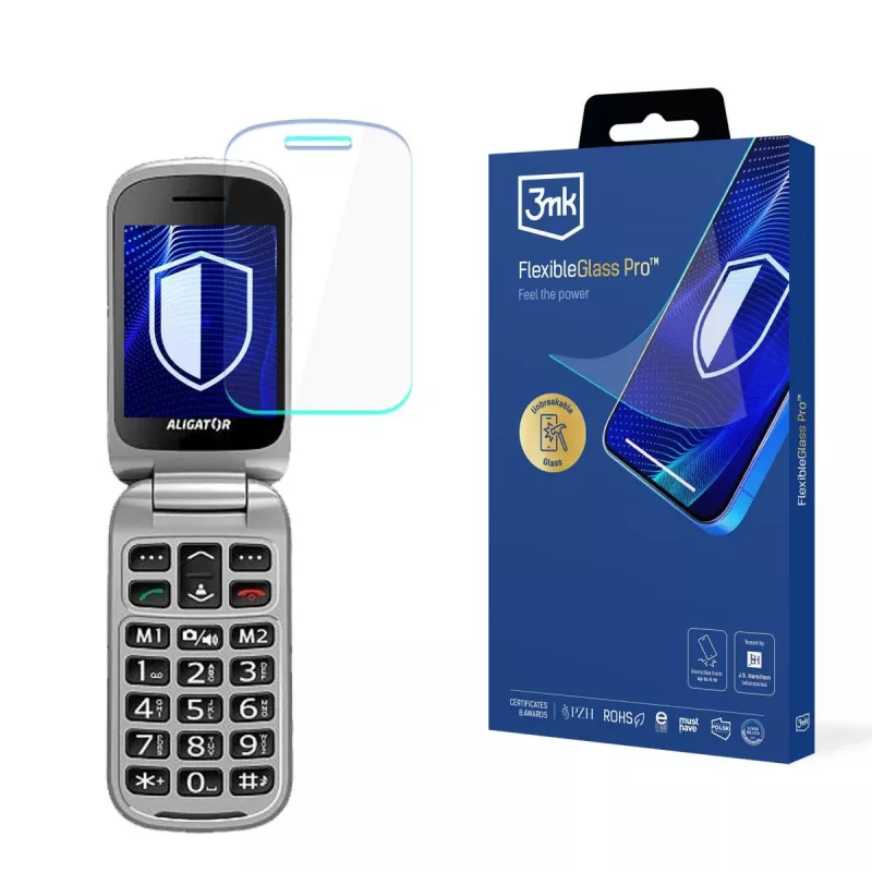 3MK PROTECTION Aligator V650 Senior FlexibleGlass Pro μεμβράνη προστασίας οθόνης