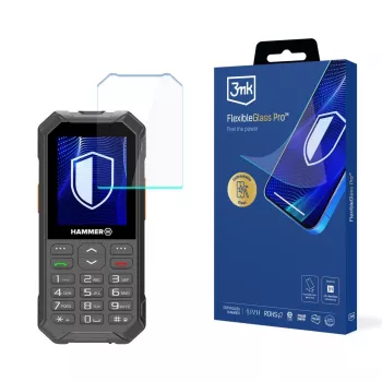 myPhone Hammer 6 - 3mk FlexibleGlass Pro υβριδικό γυαλί προστασίας οθόνης