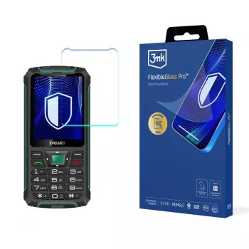3MK PROTECTION Evolveo StrongPhone W4 - 3mk FlexibleGlass Pro πακέτο προστασίας οθόνης