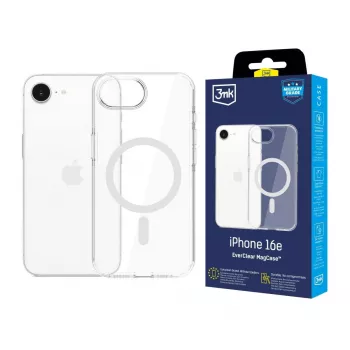 Apple iPhone 16E 3mk EverClear MagCase Διαφανές πίσω κάλυμμα