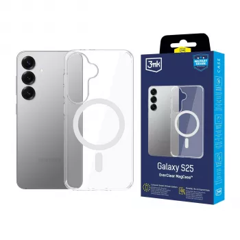 3MK EverClear MagCase για Samsung Galaxy S25 - Διαφανές