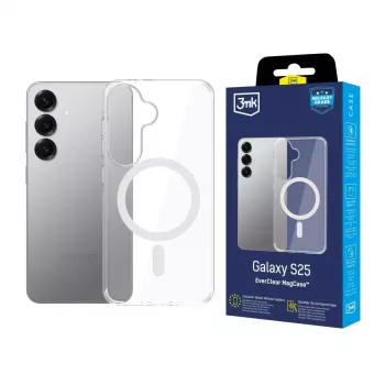3MK EverClear MagCase για Samsung Galaxy S25 - Διαφανές