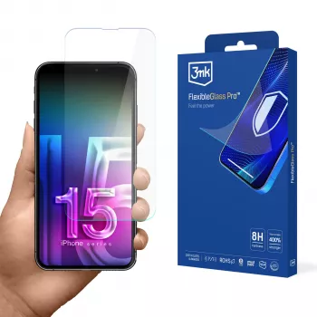 3MK FlexibleGlass Pro μεμβράνη προστασίας οθόνης για Apple iPhone 15