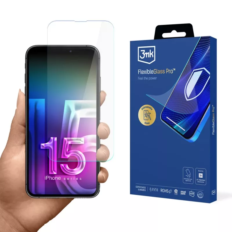 3MK FlexibleGlass Pro προστασία οθόνης για Apple iPhone 15 Pro