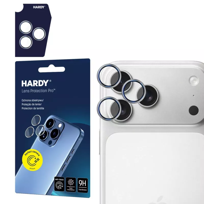3MK HARDY Lens Protection για Apple iPhone 17 Pro / 17 Pro Max - Titanium Gray