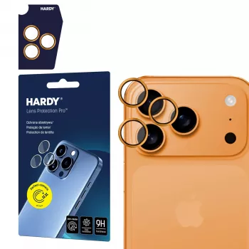3MK HARDY Lens Protection Pro Orange για Apple iPhone 17 Pro / 17 Pro Max
