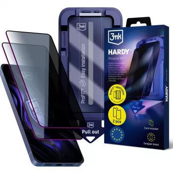 3MK PROTECTION Samsung Galaxy S24 Ultra Hardy Privzone 9H Μεμβράνη Προστασίας Οθόνης Απορρήτου από Σκληρυμένο Γυαλί