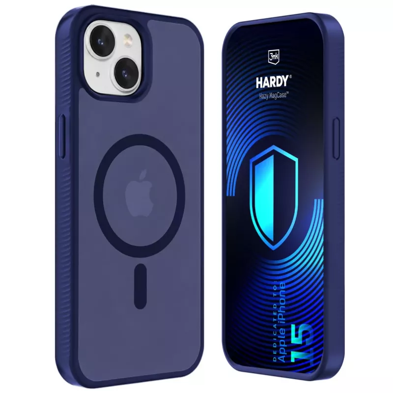 3MK PROTECTION Apple iPhone 15 - 3mk Hardy Hazy MagCase μπλε
