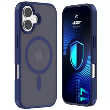 3MK Hardy Hazy MagCase για Apple iPhone 17, μπλε