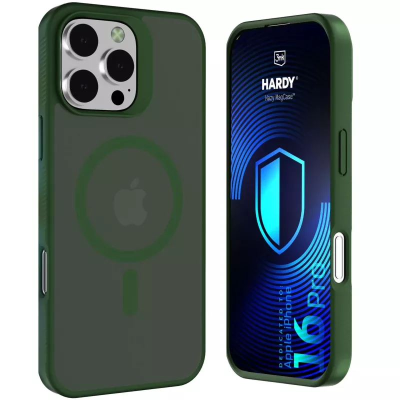 3MK PROTECTION Apple iPhone 16 Pro - 3mk Hardy Hazy MagCase πράσινο