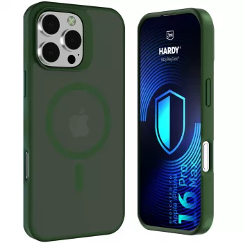 3MK PROTECTION Apple iPhone 16 Pro Max Hardy Hazy MagCase πράσινο