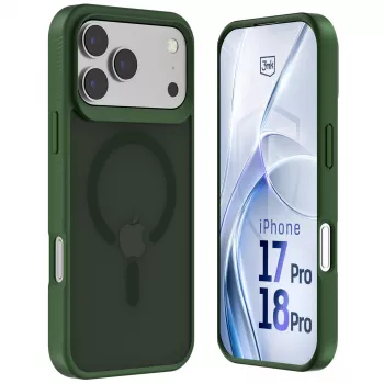 3MK PROTECTION Apple iPhone 17 Pro - 3mk Hardy Hazy MagCase πράσινο
