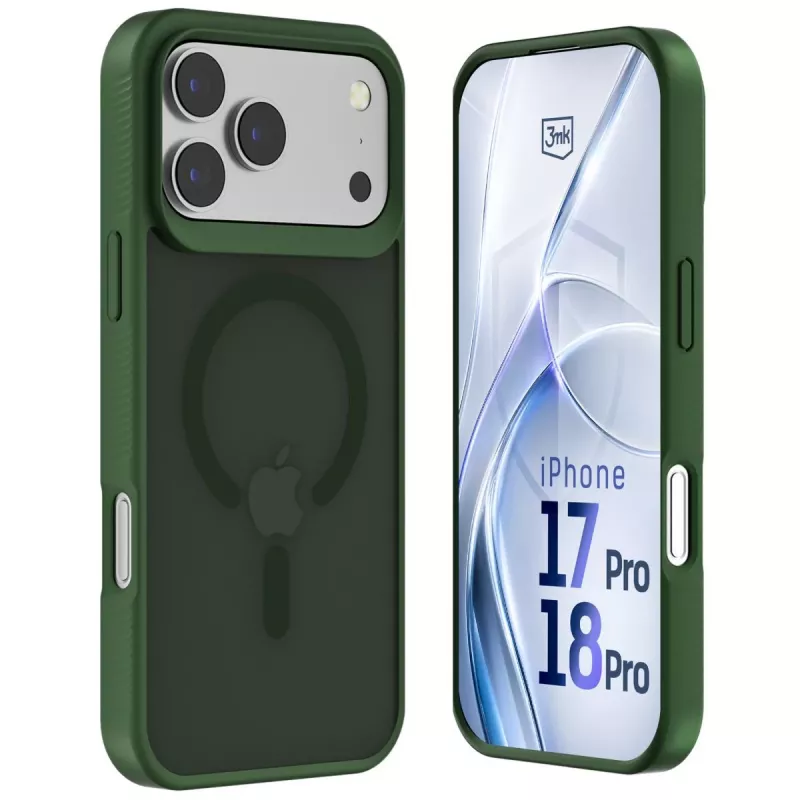 3MK PROTECTION Apple iPhone 17 Pro - 3mk Hardy Hazy MagCase πράσινο