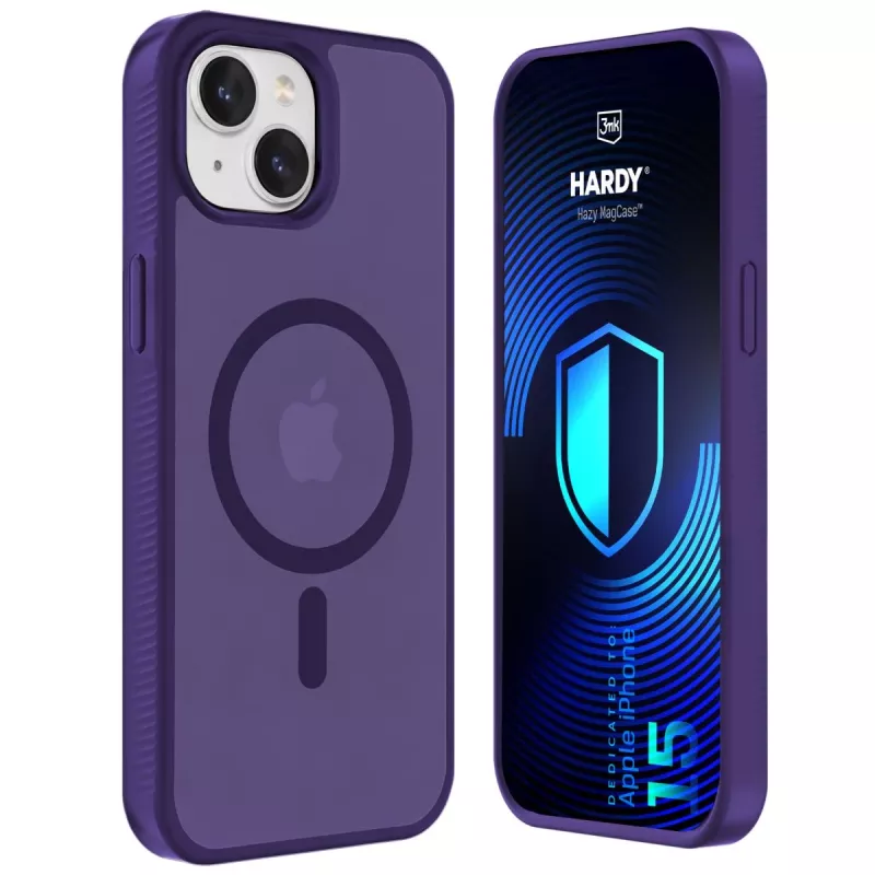 3MK PROTECTION Apple iPhone 15 Hardy Hazy MagCase μωβ