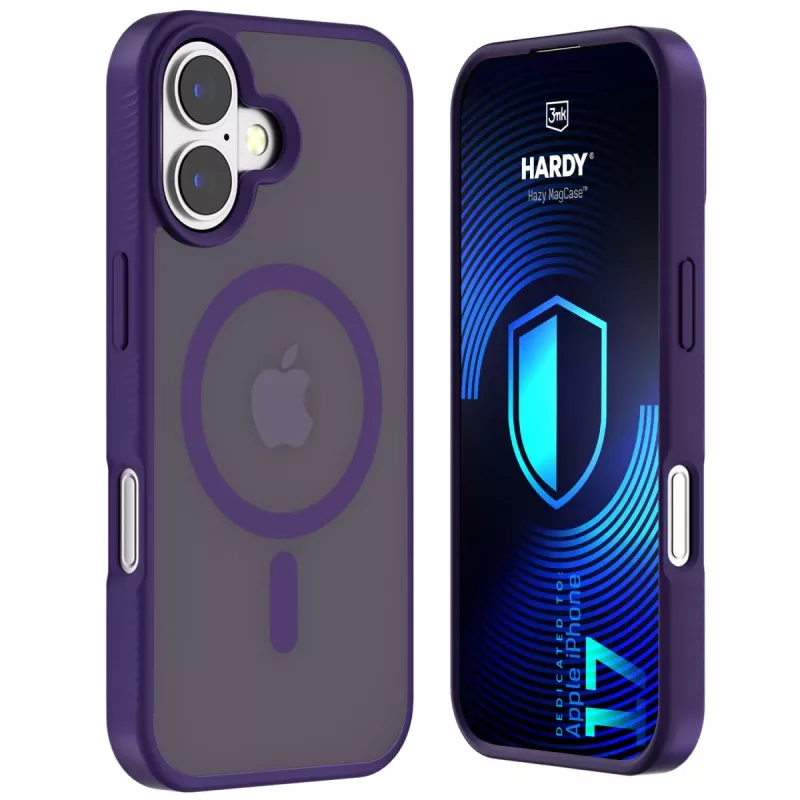 3MK Hardy Hazy MagCase για Apple iPhone 17, μωβ