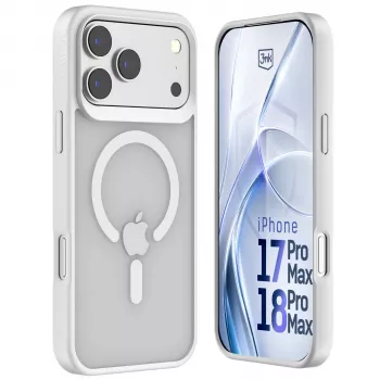 3MK PROTECTION Apple iPhone 17 Pro Max - 3mk Hardy Hazy MagCase λευκό