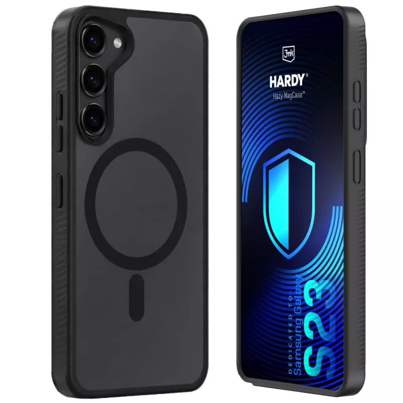 3MK PROTECTION Samsung Galaxy S23 5G Hardy Hazy MagCase μαύρο