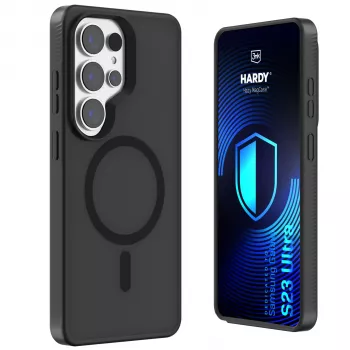 3MK PROTECTION Samsung Galaxy S23 Ultra - 3mk Hardy Hazy MagCase μαύρο