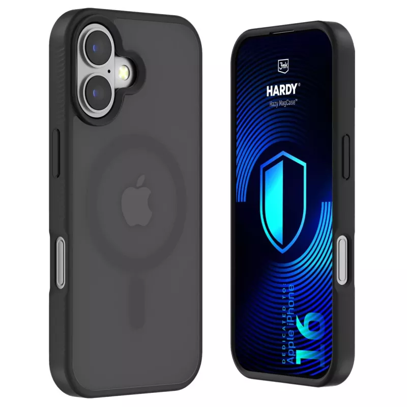 3MK PROTECTION Apple iPhone 16 - 3mk Hardy Hazy MagCase μαύρο