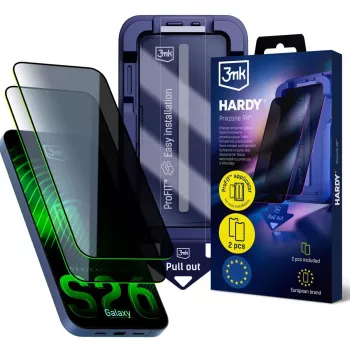 3MK PROTECTION Samsung Galaxy S26 - 3mk Hardy Privzone 9H μεμβράνη προστασίας οθόνης απορρήτου