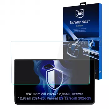 3MK PROTECTION TechWrap Matte Screen Protector για VW Golf VIII 2024- 12,9 ίντσες Center Display